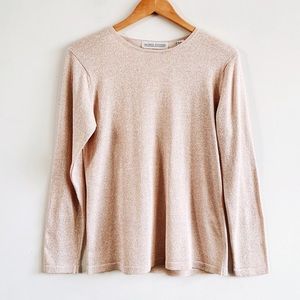 Shimmering silk long-sleeve